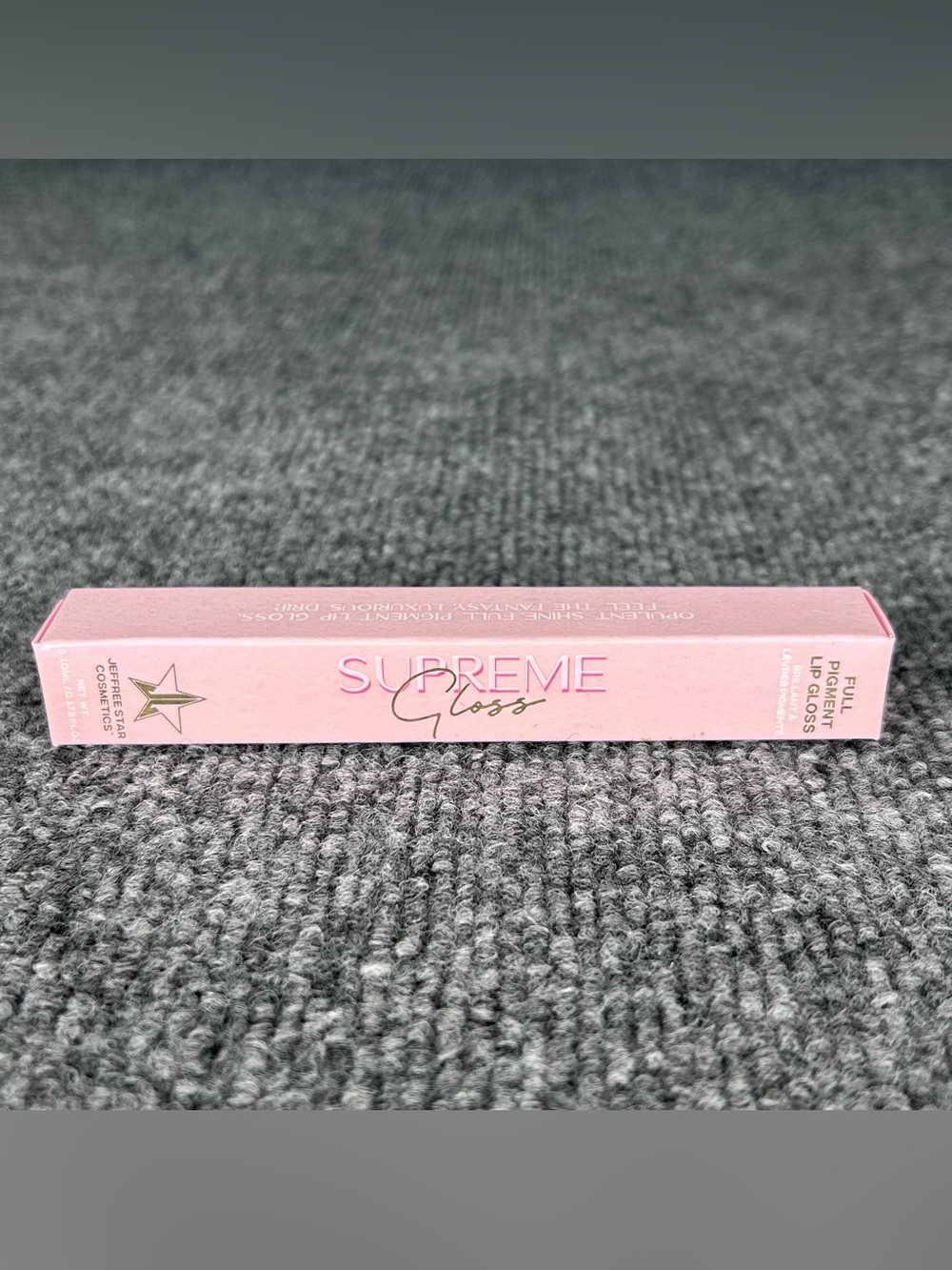 Jeffree Star Supreme Lip Gloss Full Pigment in BLOW MY CANDLES Full size NIB